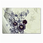 Purple Flower Art Postcard 4 x 6  (Pkg of 10)