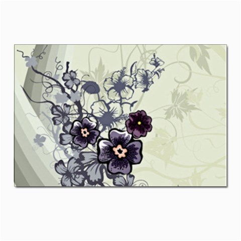 Purple Flower Art Postcards 5  x 7  (Pkg of 10) from ArtsNow.com Front