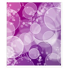 Purple Bubble Art Duvet Cover Double Side (California King Size) from ArtsNow.com Back