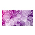 Purple Bubble Art Satin Wrap