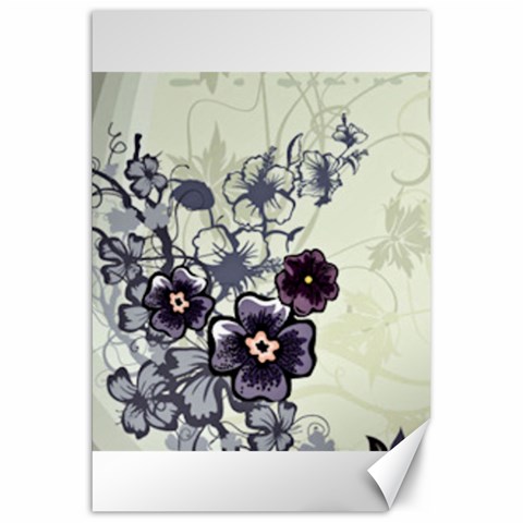 Purple Flower Art Canvas 20  x 30  from ArtsNow.com 19.62 x28.9  Canvas - 1