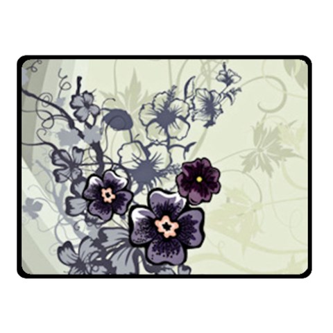 Purple Flower Art Fleece Blanket (Small) from ArtsNow.com 50 x40  Blanket Front