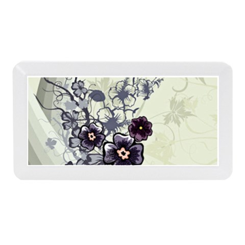 Purple Flower Art Memory Card Reader (Mini) from ArtsNow.com Front
