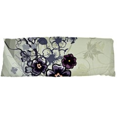 Purple Flower Art Body Pillow Case Dakimakura (Two Sides) from ArtsNow.com Front