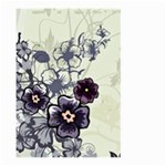 Purple Flower Art Large Garden Flag (Two Sides)