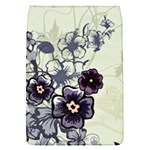 Purple Flower Art Removable Flap Cover (S)