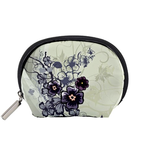 Purple Flower Art Accessory Pouch (Small) from ArtsNow.com Front