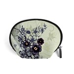 Purple Flower Art Accessory Pouch (Small)