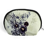 Purple Flower Art Accessory Pouch (Medium)