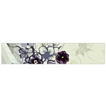 Purple Flower Art Small Flano Scarf