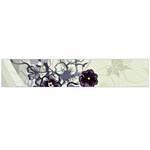 Purple Flower Art Large Flano Scarf 