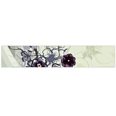 Purple Flower Art Large Flano Scarf  from ArtsNow.com Back