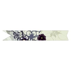 Purple Flower Art Midi Wrap Pencil Skirt from ArtsNow.com Hem