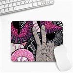 Peace Hand Art Small Mousepad