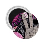 Peace Hand Art 2.25  Magnet