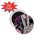 Peace Hand Art 1.75  Magnet (100 pack) 