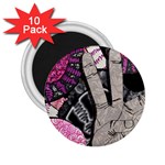 Peace Hand Art 2.25  Magnet (10 pack)