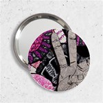 Peace Hand Art 2.25  Handbag Mirror