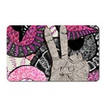 Peace Hand Art Magnet (Rectangular)