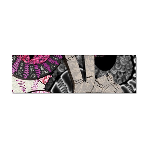 Peace Hand Art Sticker Bumper (100 pack) from ArtsNow.com Front
