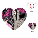 Peace Hand Art Playing Cards (Heart)