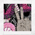 Peace Hand Art Canvas 16  x 20 