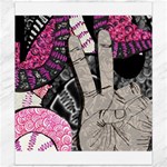 Peace Hand Art Canvas 20  x 24 