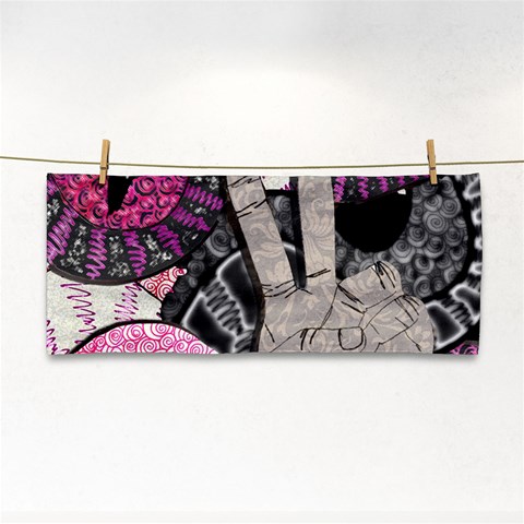 Peace Hand Art Hand Towel from ArtsNow.com Front