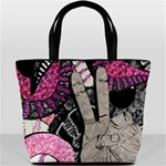 Peace Hand Art Bucket Bag