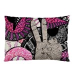 Peace Hand Art Pillow Case