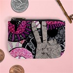 Peace Hand Art Mini Coin Purse