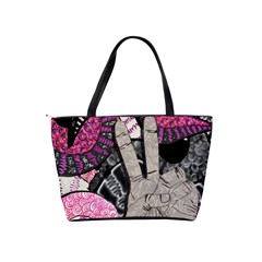 Peace Hand Art Classic Shoulder Handbag from ArtsNow.com Back