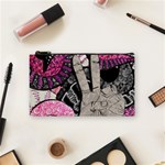 Peace Hand Art Cosmetic Bag (Small)