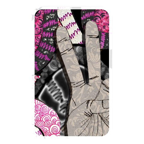 Peace Hand Art Memory Card Reader (Rectangular) from ArtsNow.com Front