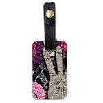 Peace Hand Art Luggage Tag (one side)