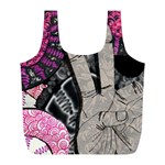 Peace Hand Art Full Print Recycle Bag (L)