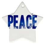 Peace Bird Ornament (Star)