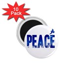 Peace Bird 1.75  Magnet (10 pack) 