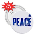 Peace Bird 2.25  Button (10 pack)