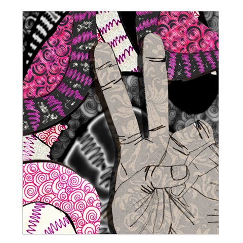 Peace Hand Art Duvet Cover (King Size) from ArtsNow.com Duvet Quilt