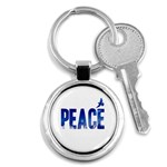 Peace Bird Key Chain (Round)