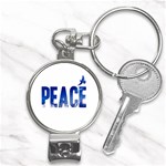 Peace Bird Nail Clippers Key Chain