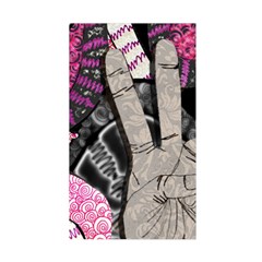 Peace Hand Art Duvet Cover Double Side (Single Size) from ArtsNow.com Back