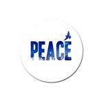 Peace Bird Magnet 3  (Round)