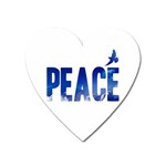 Peace Bird Magnet (Heart)