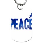 Peace Bird Dog Tag (One Side)