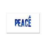 Peace Bird Sticker Rectangular (100 pack)