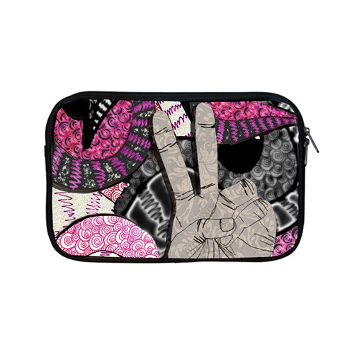Peace Hand Art Apple MacBook Pro 13  Zipper Case from ArtsNow.com Front