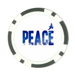 Peace Bird Poker Chip Card Guard