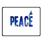 Peace Bird Fleece Blanket (Small)